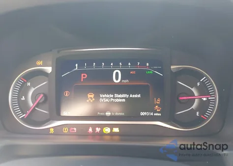 2025 Honda Passport Awd Black из США, поврежденный, VIN 5FNYF8H87SB006618